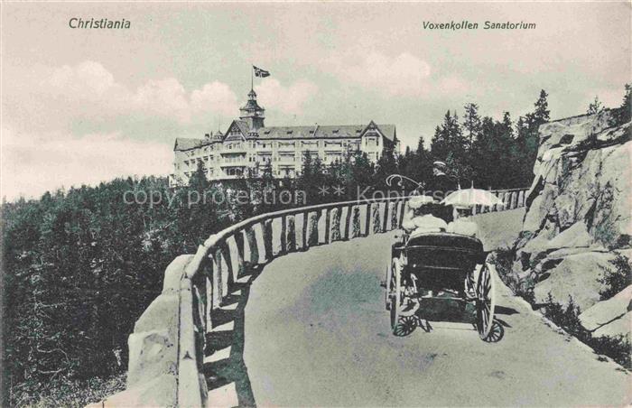 Christiania Norge Voxenkollen Sanatorium