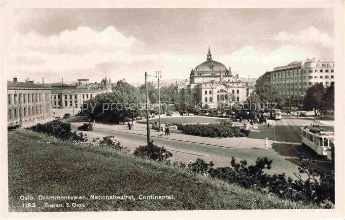 Oslo  Norge Drammansveien Nationalteatret Continental