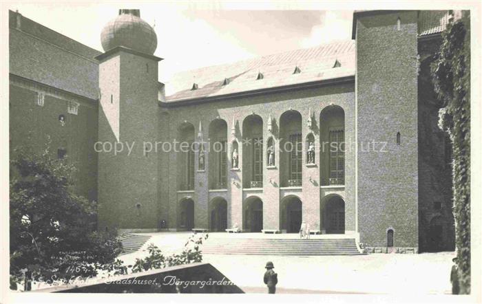 STOCKHOLM  Sweden Stadshuset Baergargaerden