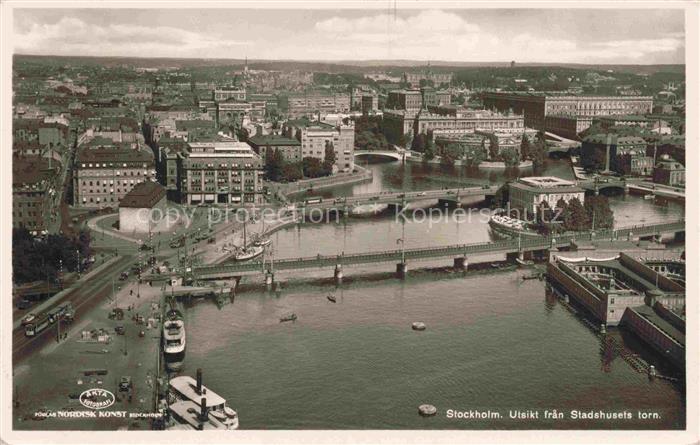 STOCKHOLM  Sweden Utsikt fran Stadshusets torn