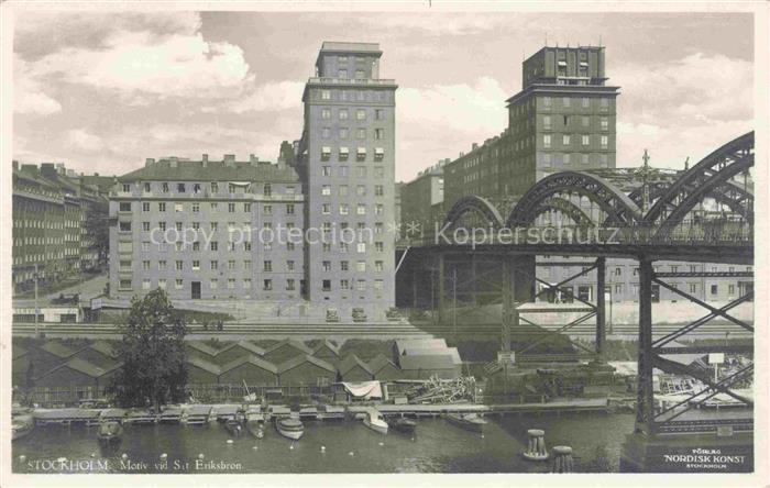 STOCKHOLM  Sweden Motiv vid St Eriksbron