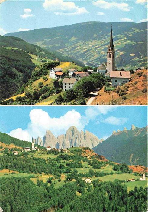 Teis Nafen Villnoess Kirche Panorama