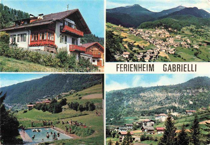 Truden Trodena BOLZANO Suedtirol IT Ferienheim Gabriella Schwimmbad Panorama