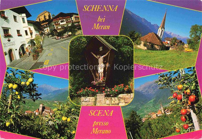 Schenna Meran Trentino IT Schloss Verdines Pfarrkirche St Georgen