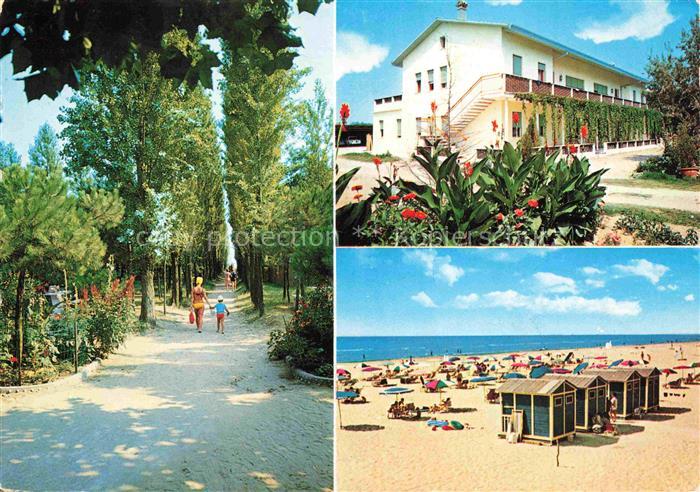 Treporti Venezia IT Pensione Valdor Strandweg Strand