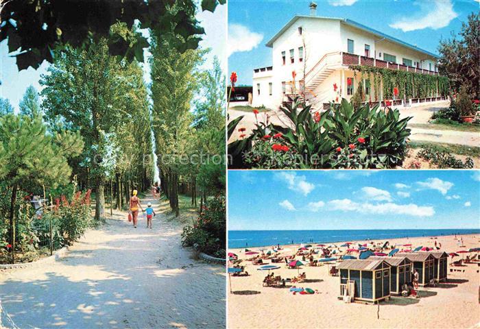 Treporti Venezia IT Pensione Valdor Strandweg Strand