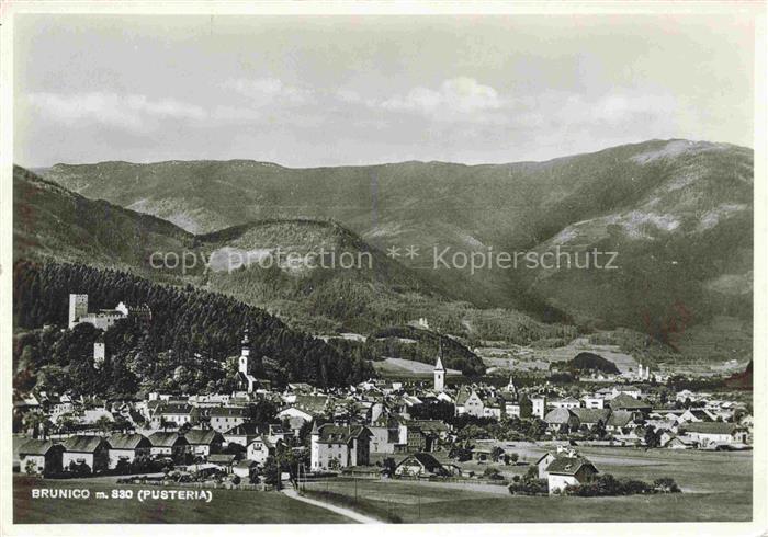 Brunico Bruneck Pustertal IT Panorama