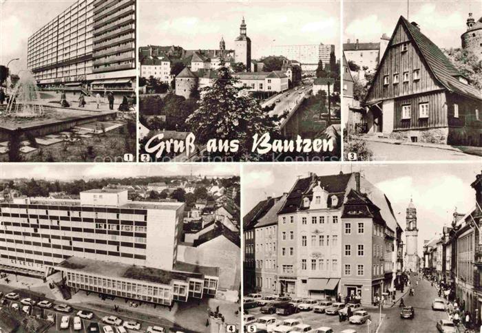 Bautzen Sachsen Haus der Mode Hexenhaeuschen Reichenturm Friedensbruecke HO Cafe