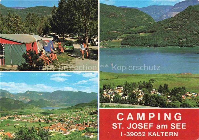 St Josef am See Kaltern Caldaro Bolzano IT Campingplatz Panorama