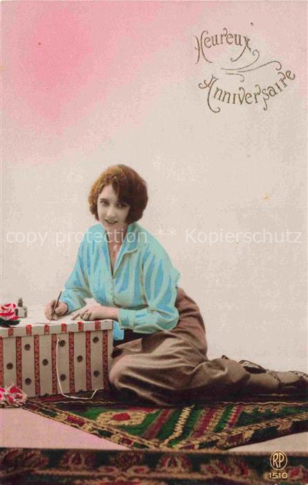 Foto RP Nr. 1510 Anniversaire Frau Brief
