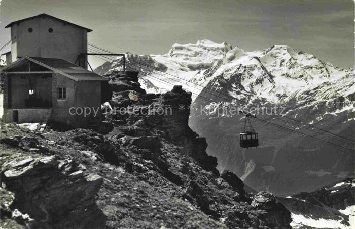 Seilbahn Cable-Car Telepherique Verbier Teleferique Attelas