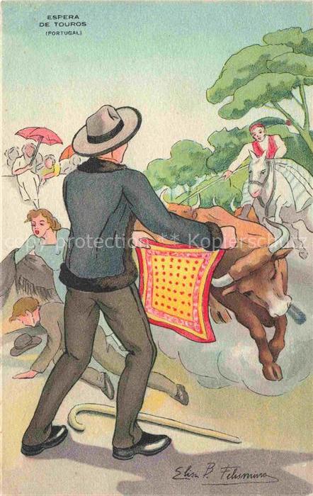 Stierkampf Corrida de Toros Bullfight-- Portugal