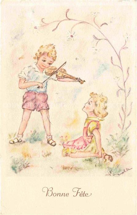 Geige Violine Violon-- Kinder A. Deriaz BAulmes