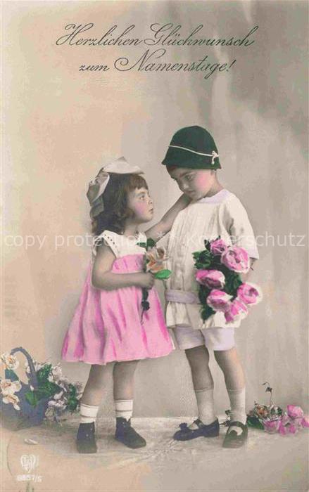 Foto HB Nr. 3337 Glueckwunsch Namenstage Kinder
