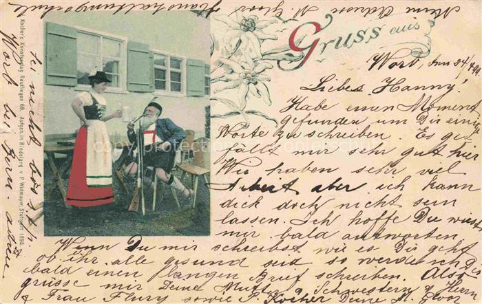 Gruss aus 1899 Gewehr Tracht