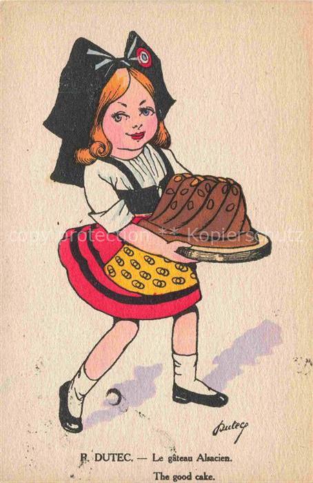 DUTEC R. Kuenstlerkarte Alsace