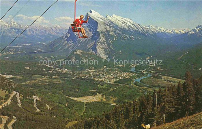 Sessellift Chairlift Telesiege Canadian Rockies Chairlift Mt. Norquay