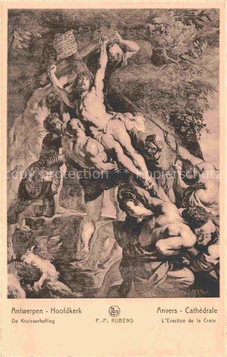 RUBENS Paul-Peter Pierre-Paul (1577-1640) Kuenstlerkarte Jesus Anwerpen Hoofdker