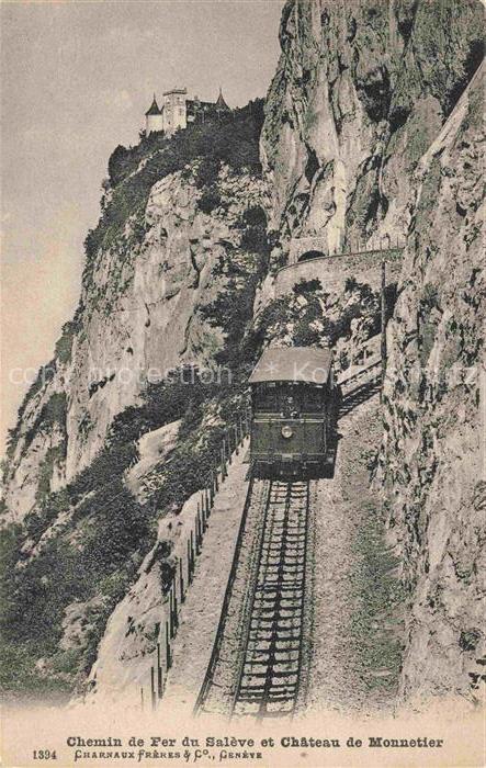 Zahnradbahn Standseilbahn Furniculaire Rack Railway-- Chemin de Fer Saleve Chate
