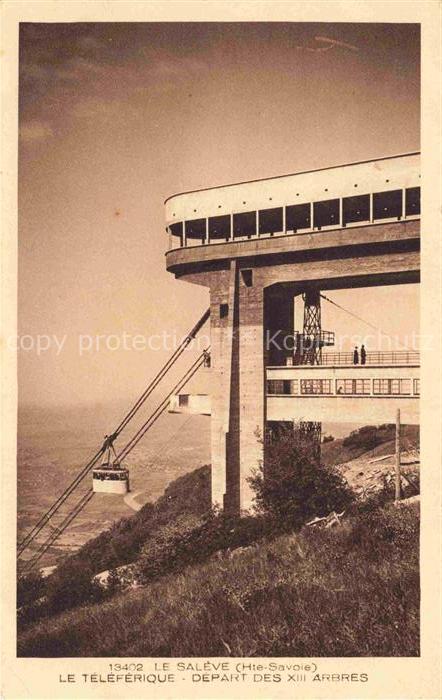 Seilbahn Cable-Car Telepherique Le Saleve Teleferique Depart Des Arbres