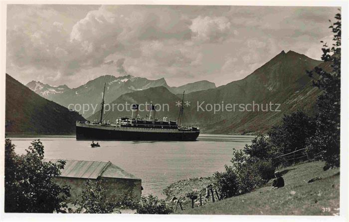 Dampfer Oceanliner Norge MS Monte Sarmiento Hardangerfjord