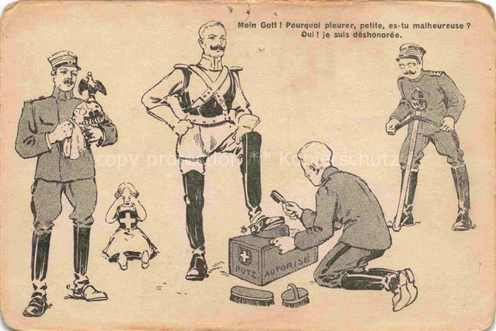 Wilhelm II Adel Preussen Monarchie Schuhe Putzen Kind Militaria