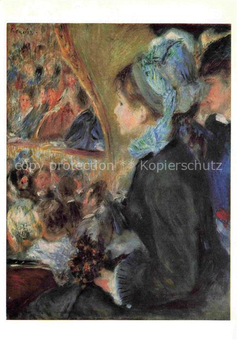 RENOIR Pierre-Auguste (1841-1919) Kuenstlerkarte The Cabaret