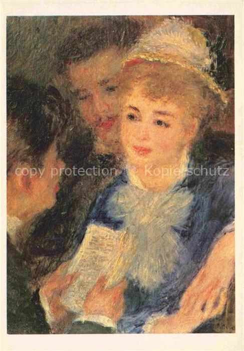 RENOIR Pierre-Auguste (1841-1919) Kuenstlerkarte La Leelure du Roele