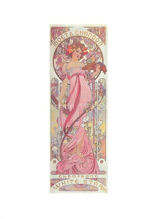 MUCHA Alphonse Kuenstlerkarte Poster for Moet Chandon