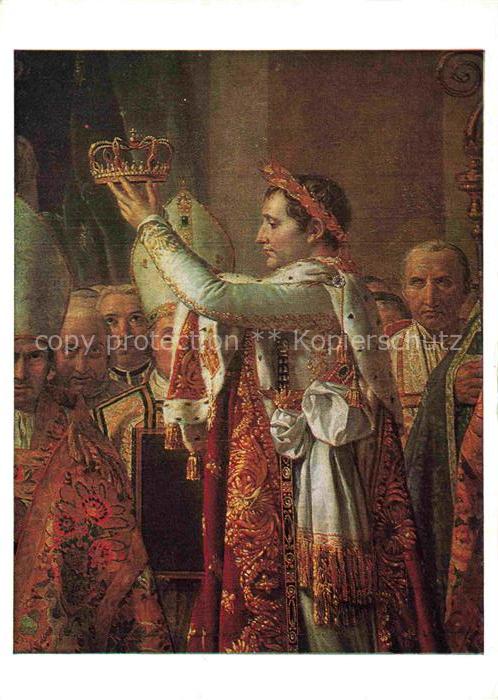 DAVID Jacques Louis (1748-1825) Kuenstlerkarte Die Kroenung Napoleons