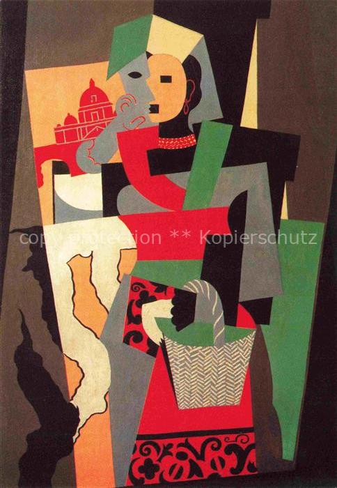 PICAssO Pablo (1881-1973) Kuenstlerkarte Italienne
