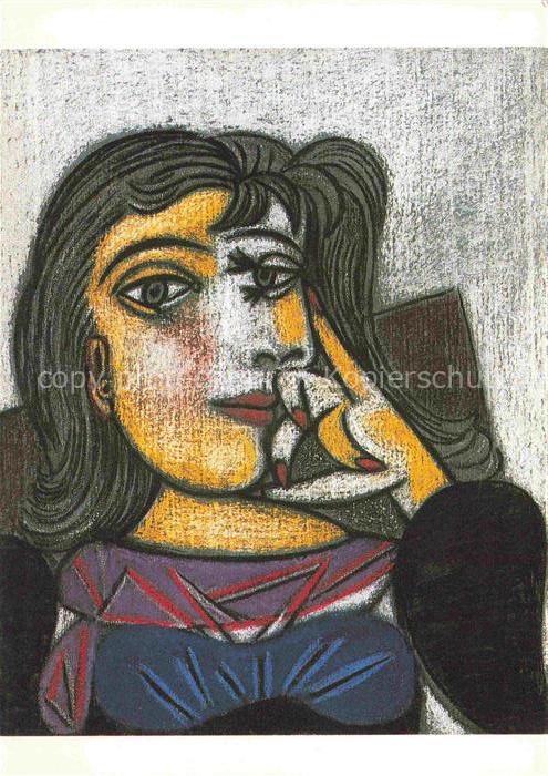 PICAssO Pablo (1881-1973) Kuenstlerkarte Dora Maar