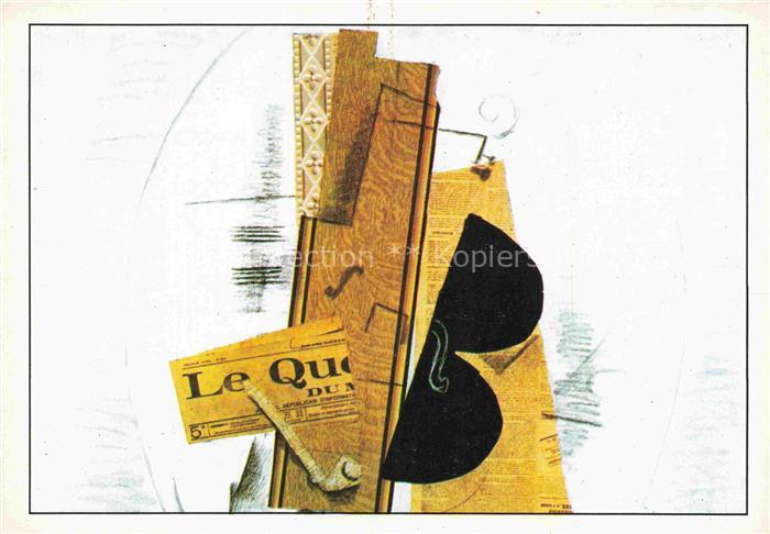 BRAQUE George (1882-1963) Kuenstlerkarte Le Quotidien