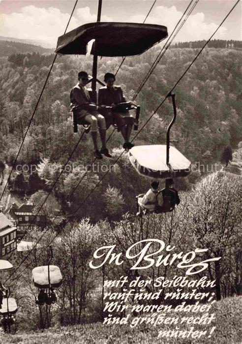 Sessellift Chairlift Telesiege Burg an der Wupper