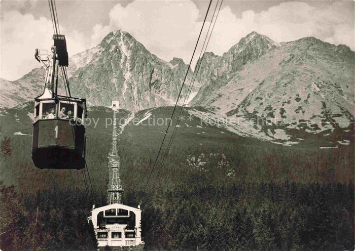 Seilbahn Cable-Car Telepherique Vysoke Tatry Lanovka Lomnicky stit