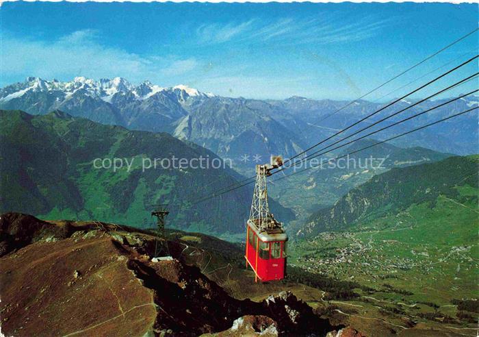 Seilbahn Cable-Car Telepherique Verbier