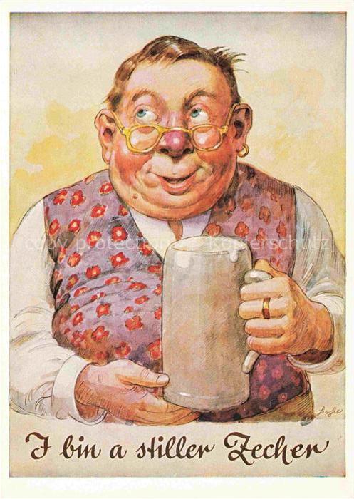 Bier Beer Biere stiller Zecher