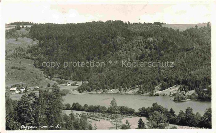 Goggausee Feldkirchen Kaernten AT Panorama