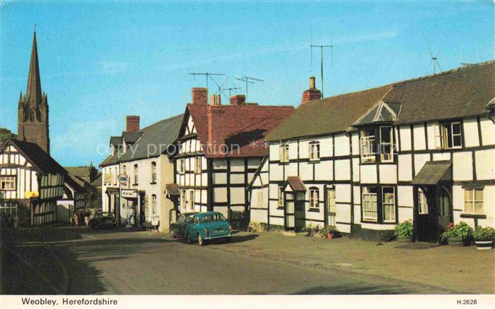 Weobley Herefordshire UK Hauptstrasse