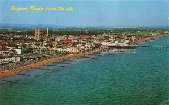 Bognor-Regis West-Sussex UK from the air