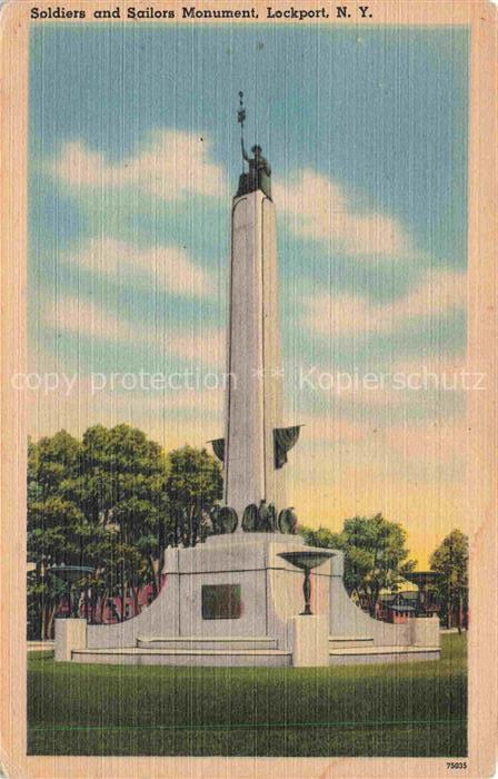 Lockport New York USA Soldiers and Sailors Monument