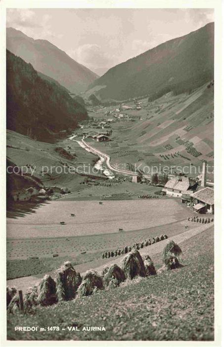 Predoi Prettau Bolzano IT Panorama Val Aurina