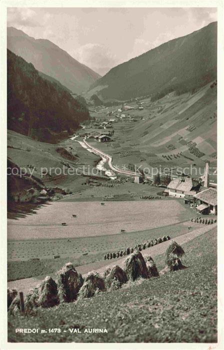 Predoi Prettau Bolzano IT Panorama Val Aurina