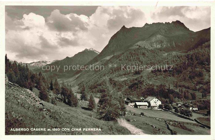 Albergo Casere 1600m Ahrntal Suedtirol IT Panorama con Cima Ferrera