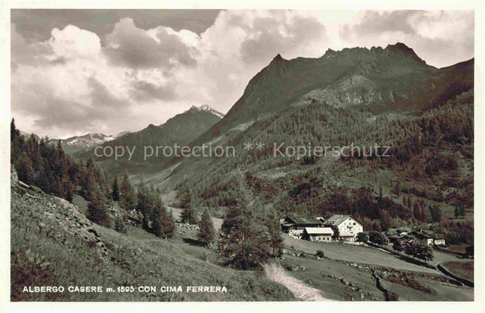 Albergo Casere 1600m Ahrntal Suedtirol IT Panorama con Cima Ferrera