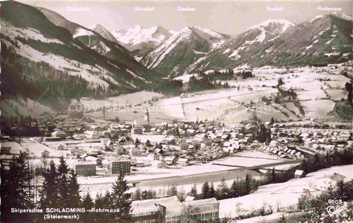 Rohrmoos-Untertal Schladming Steiermark AT Winterpanorama Skiparadies Alpen