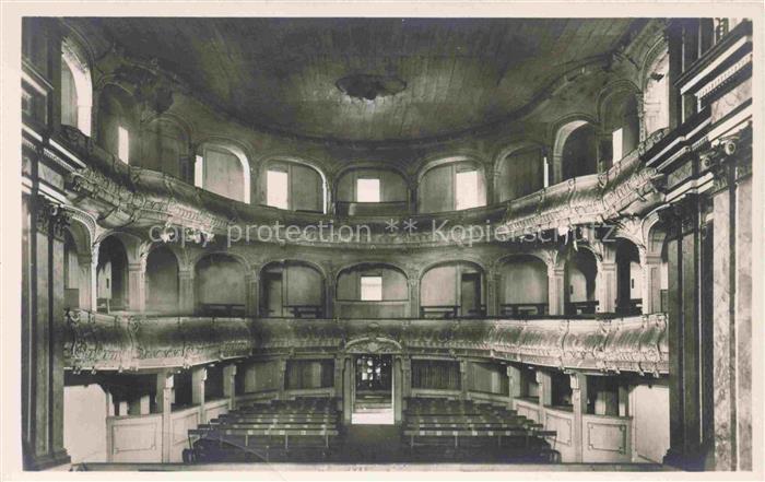 Schwetzingen BW Schlossgarten Theater Innenansicht