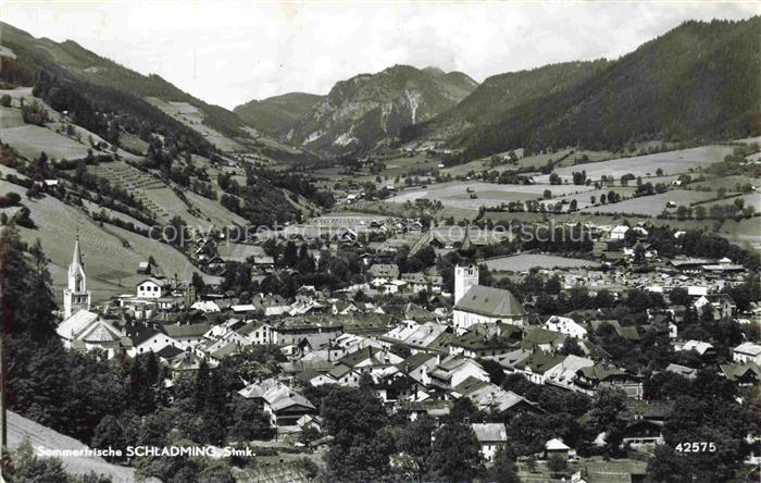 Schladming Obersteiermark AT Panorama Sommerfrische Alpen