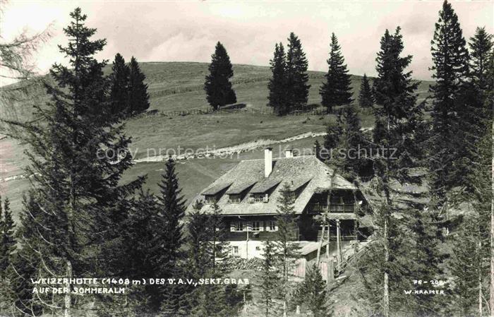 St Kathrein am Offenegg Weiz Steiermark AT Weizerhuette auf der Sommeralm
