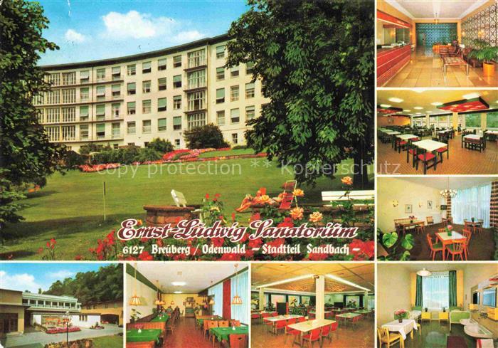 Sandbach  Odenwald Breuberg Hessen Ernst-Ludwig-Sanatorium Kantine